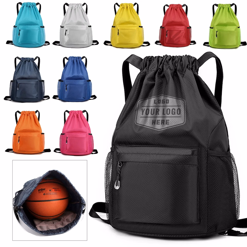 Wet Dry Seperate Drawstring Bag Backpack