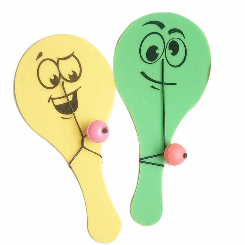 Plastic Paddle Ball Toy