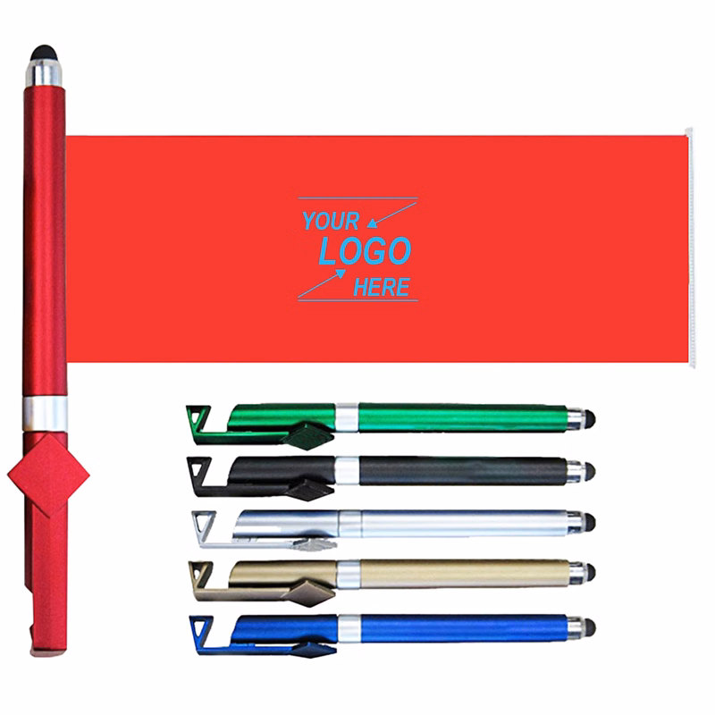 Ballpoint Pen w/Promotional Banner & Phone Stand