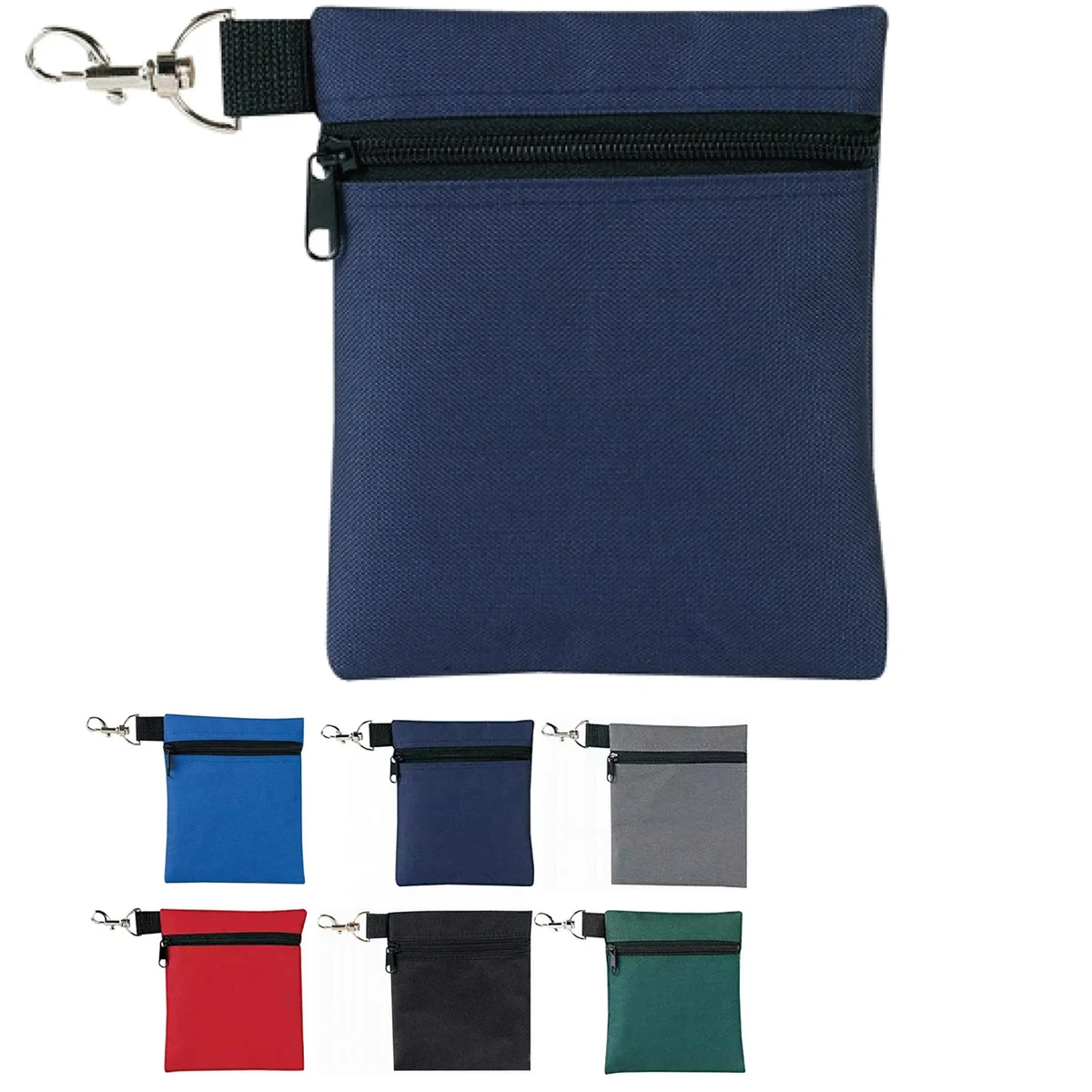 Golf Tee Pouch Zipper Golf Tee/Ball Pouch Bag 1