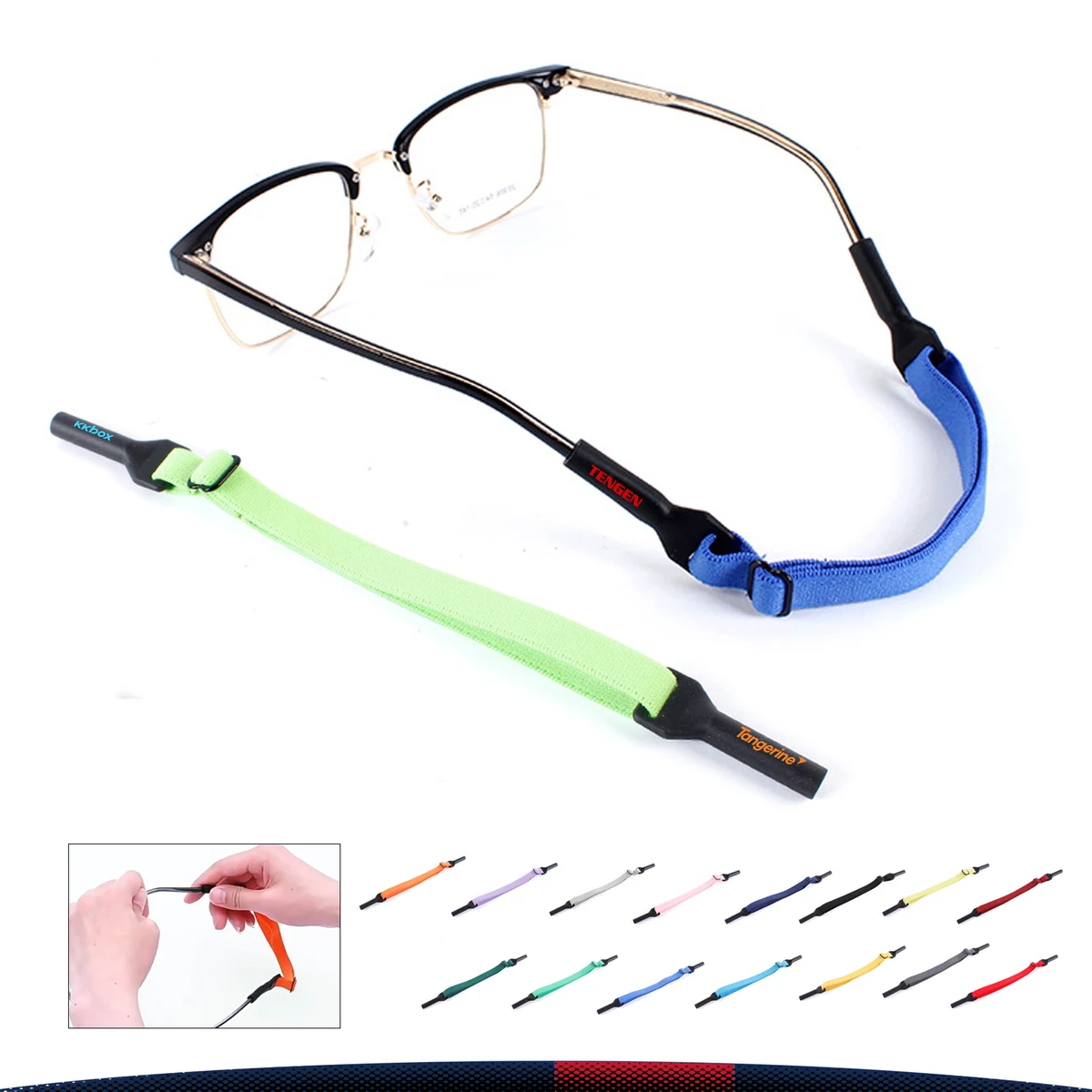 Mibly No-Tail Adjustable Glasses Retainer Strap 1