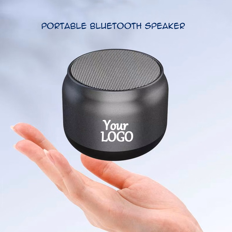 Round Portable Bluetooth Speaker