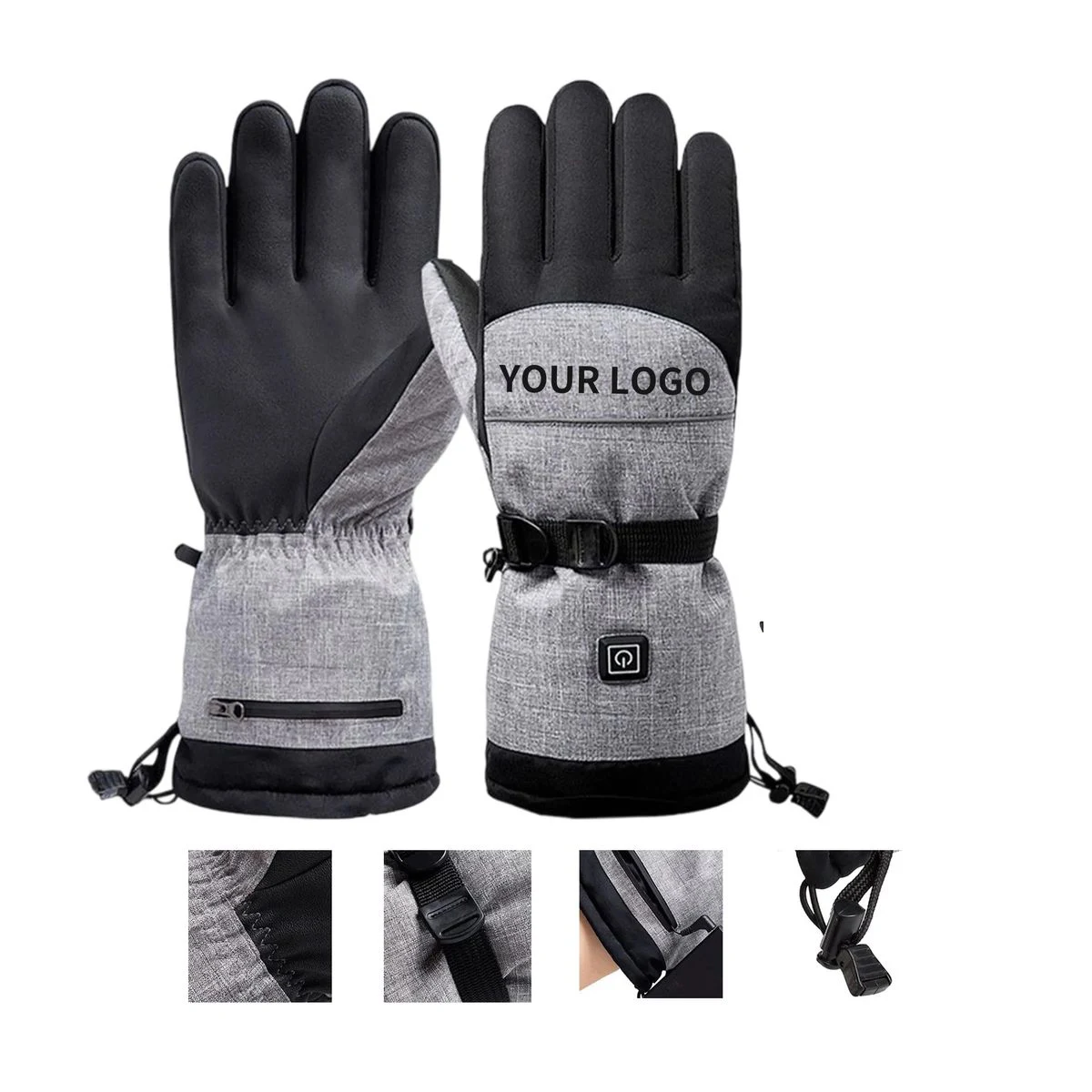 Nylon Heated Winter Gloves 1