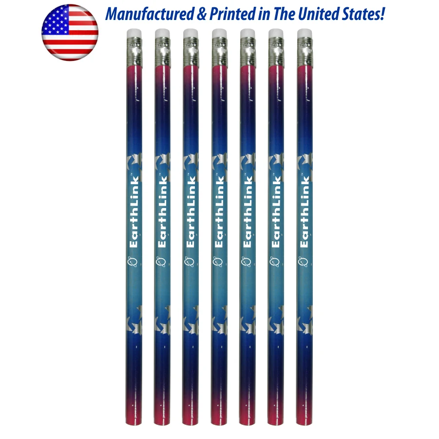 Patriotic Foiled Pencil W/ Stars 1