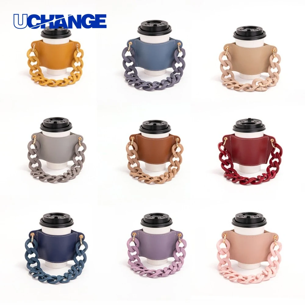 Detachable Chain Coffee Sleeve Holder Detachable Chain Coffee Sleeve 1
