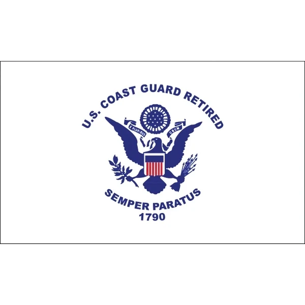 Military Flag - Coast Guard Retired 1