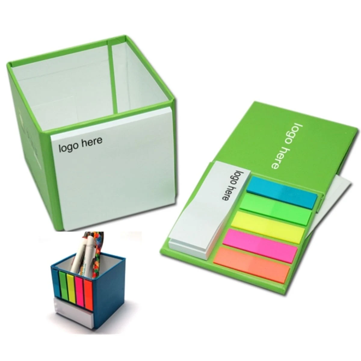 Multifunctional Collapsible Sticky Note Pen Container 1