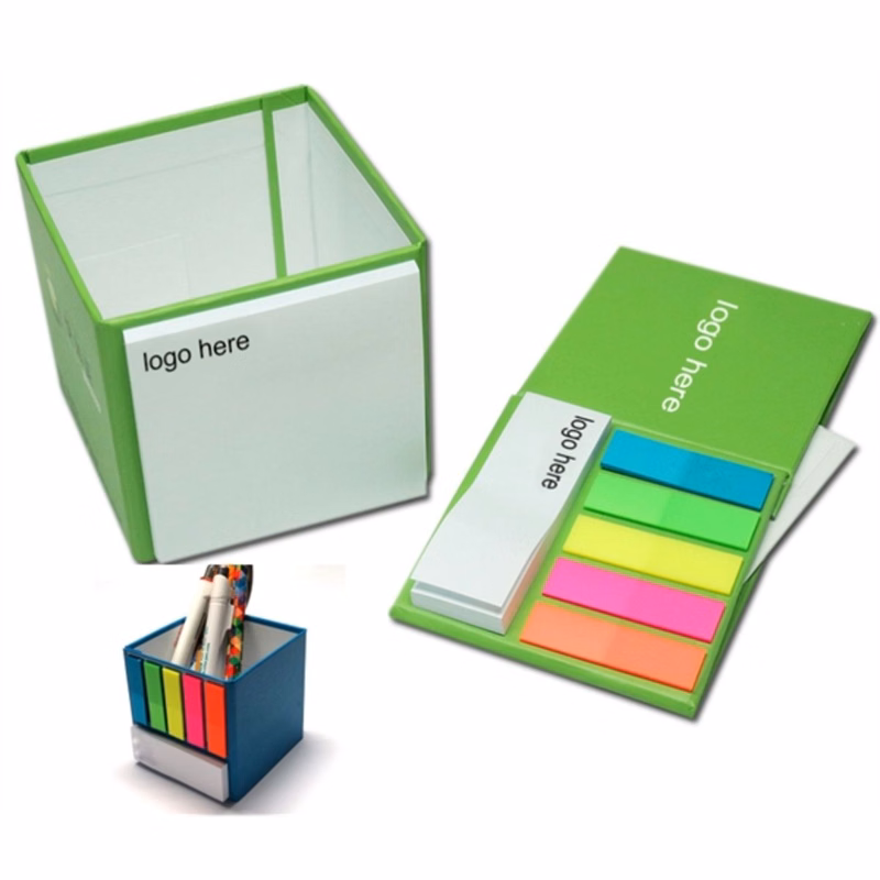 Multifunctional Collapsible Sticky Note Pen Container