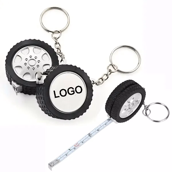 Tire Tape Measure Keychain