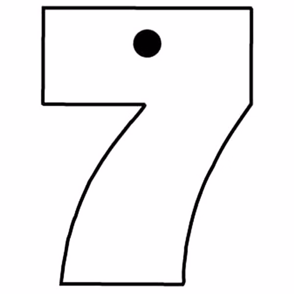 #7 Key Tag - Spot Color
