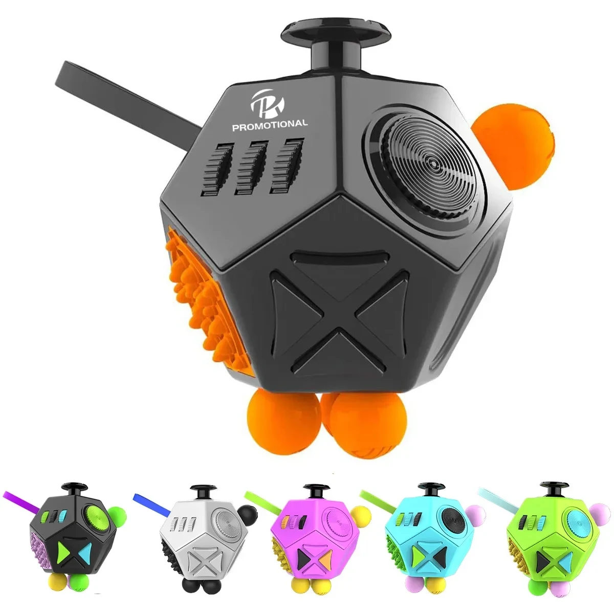 12 Sided Fidget Cube Relieves Stress Toys 1