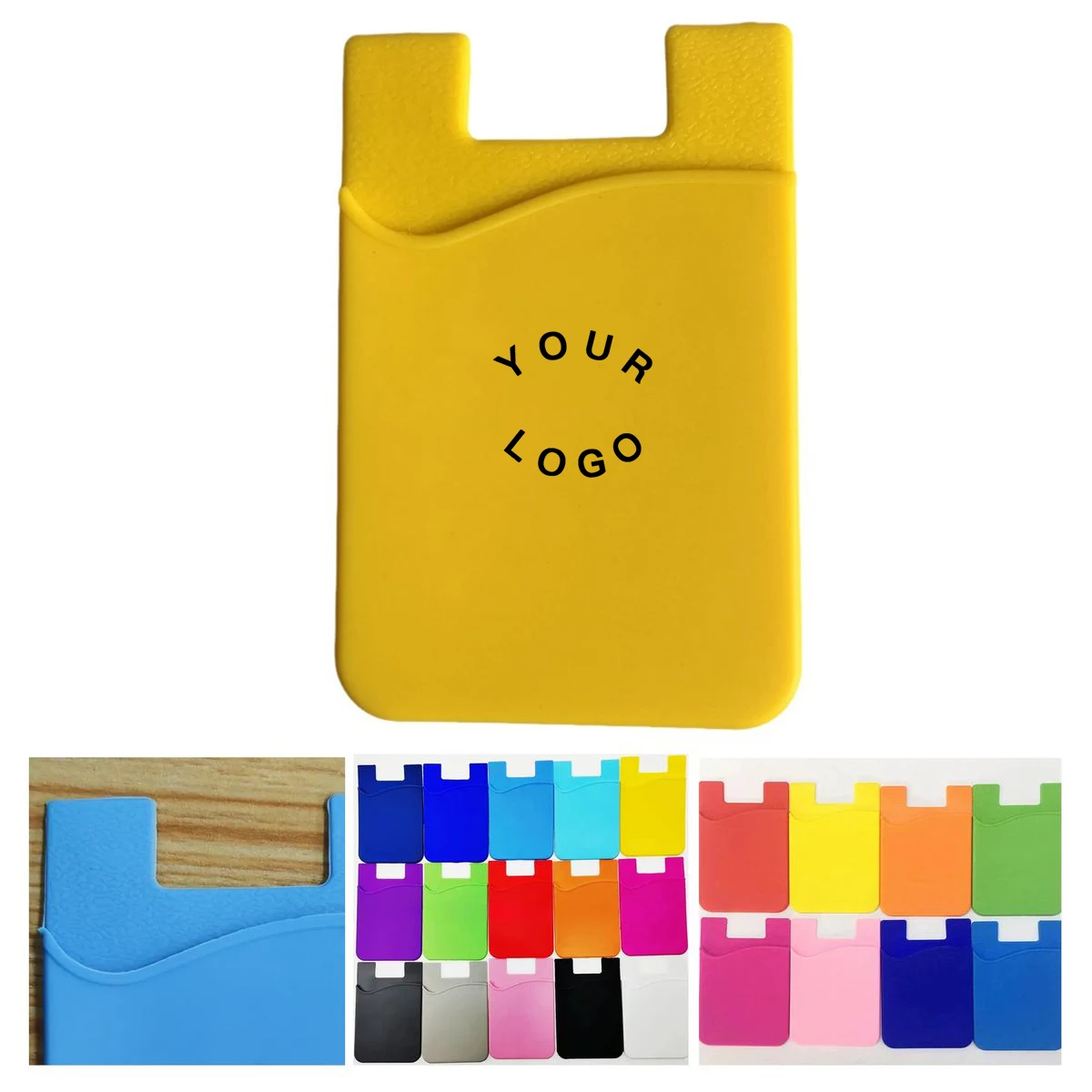 Anti Slip Silicone Wallet for Phones and Cards 1