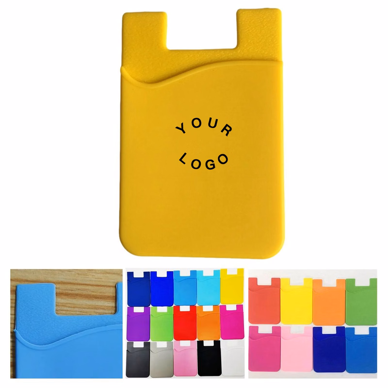 Anti Slip Silicone Wallet for Phones and Cards