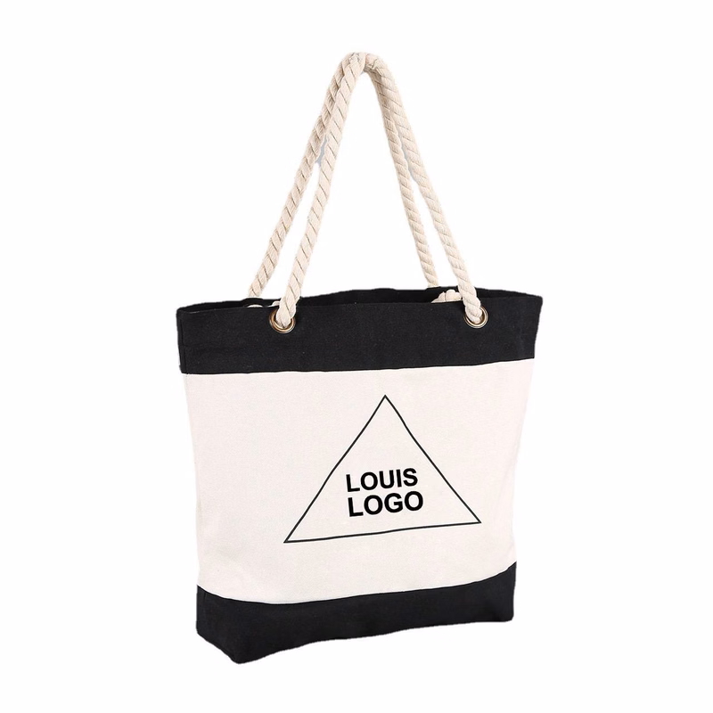 Cotton Tote Bag with Rope Handle