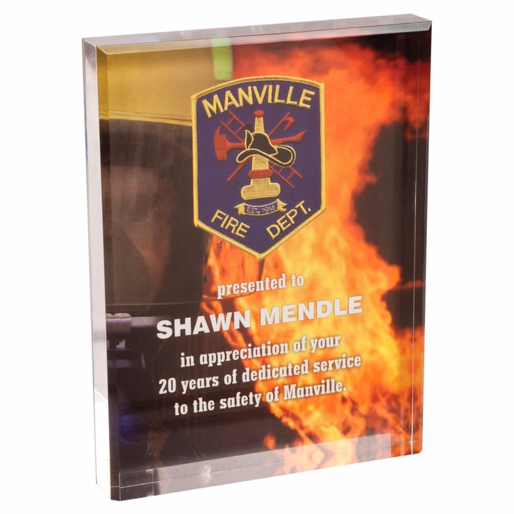 6" x 8" Full Color Sublimated Acrylic Award