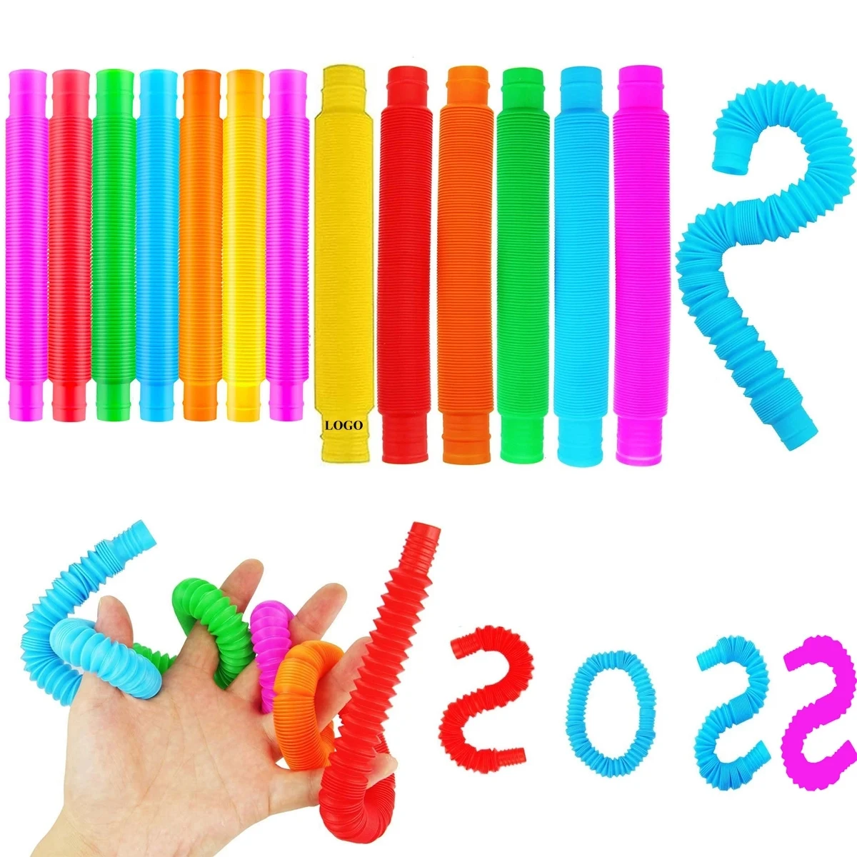 Pop Tube Toys Fidget Unique For Kid Fine Motor Skills 1