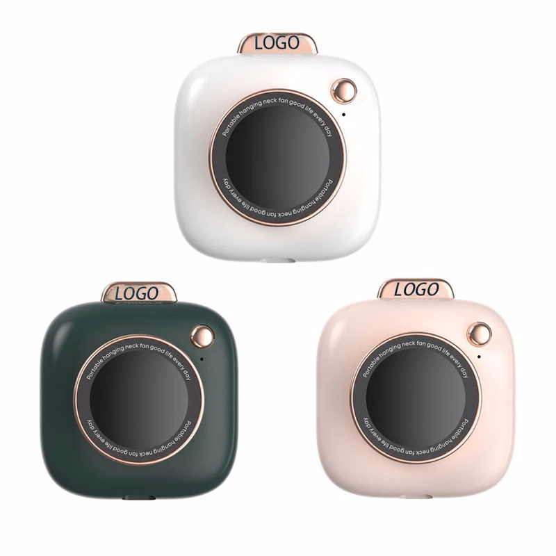 Camera Shape Misting Hanging Neck Fan
