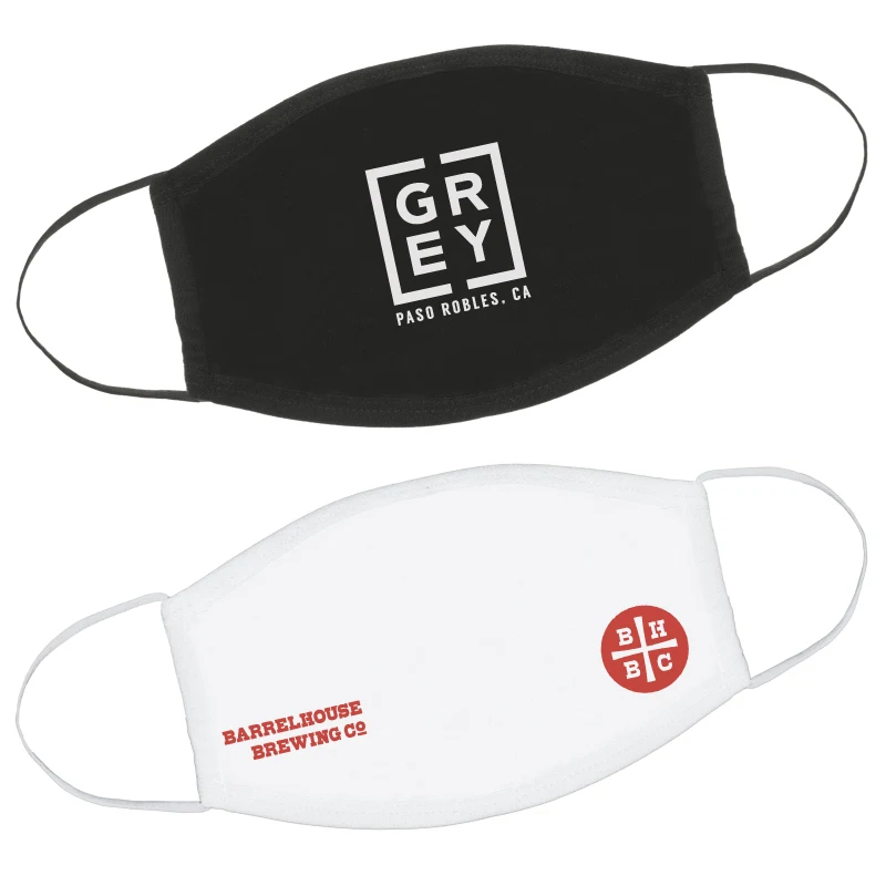 Clearance Item! Reusable Cotton Face Mask w/Elastic Ear Loops 1