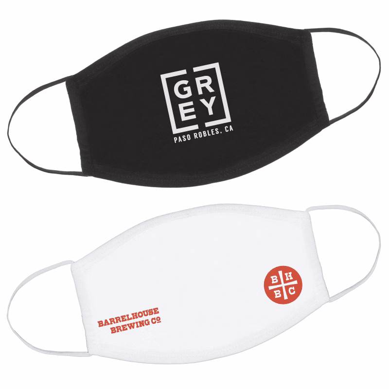Clearance Item! Reusable Cotton Face Mask w/Elastic Ear Loops
