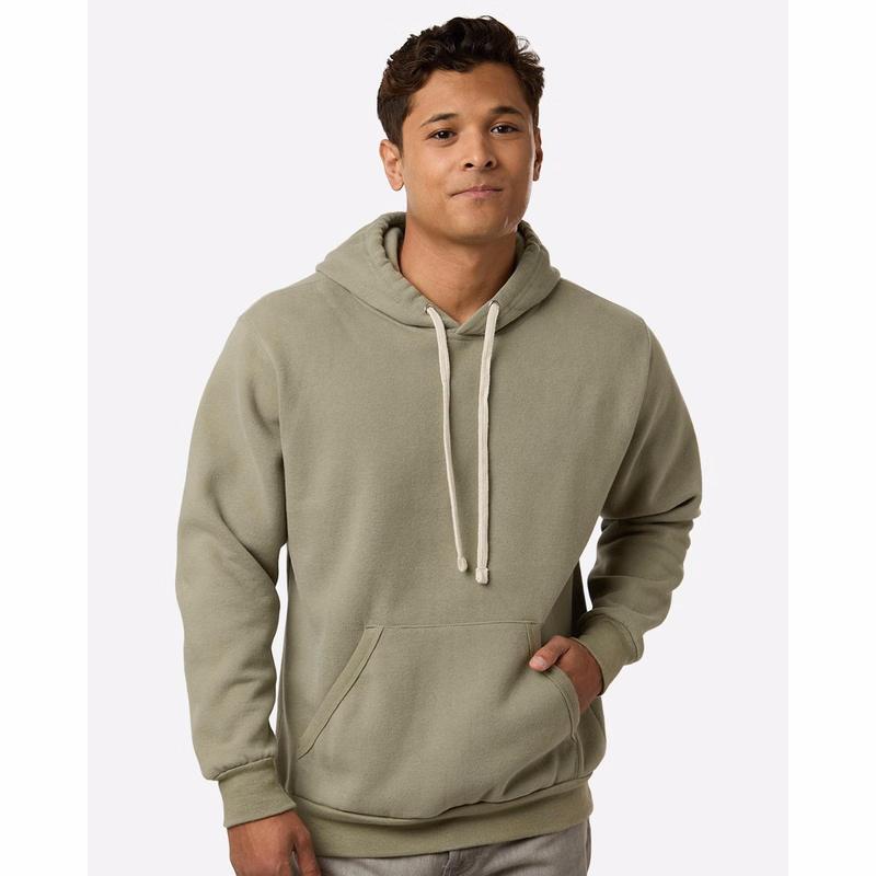 Unisex Vintage Fleece Hooded Sweatshirt - 1478