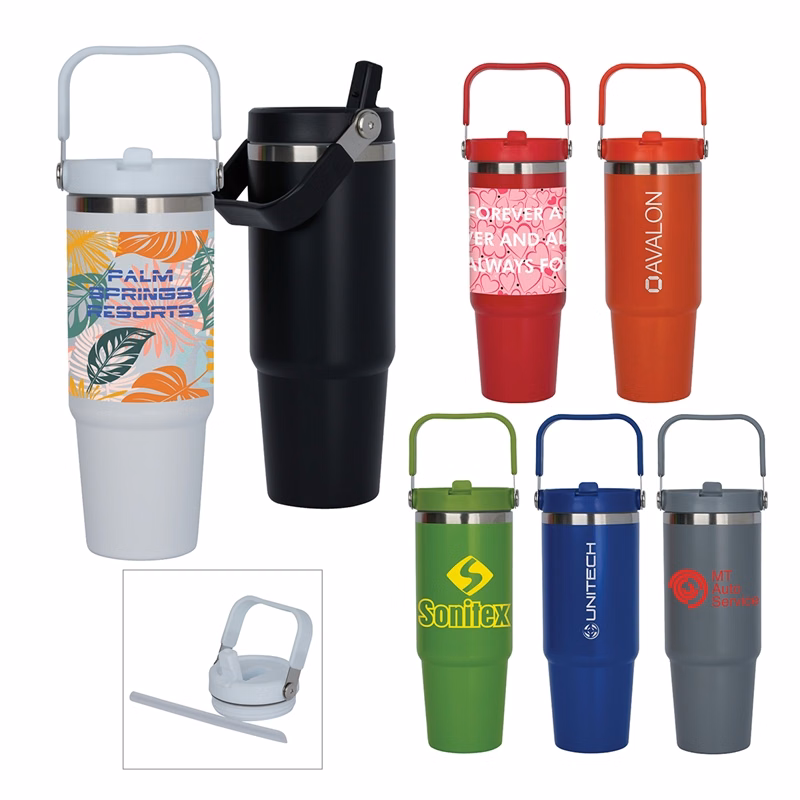 Nexo 30 oz. Recycled Double Wall Steel Travel Tumbler
