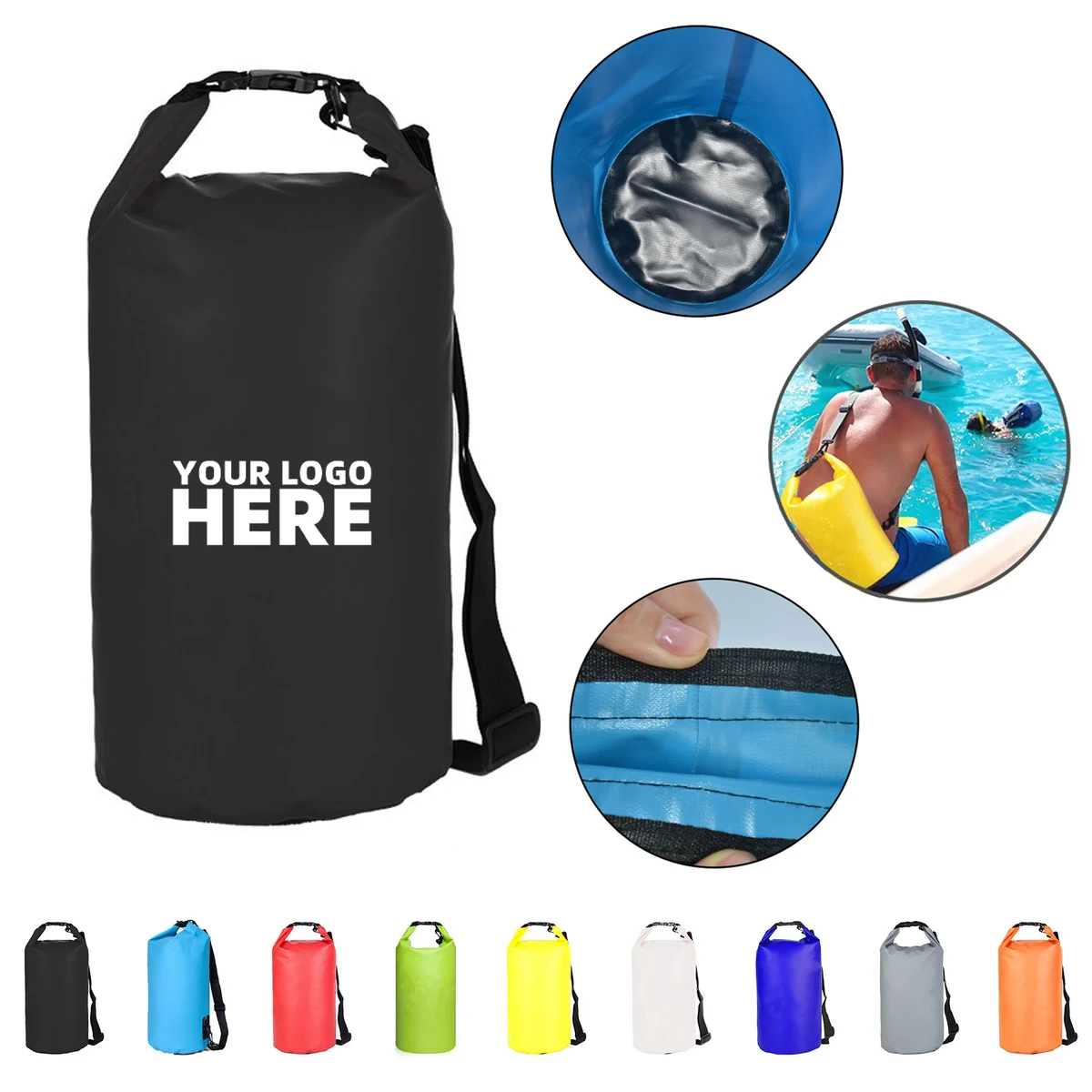 Outdoor Rafting Waterproof Bucket Bag 1