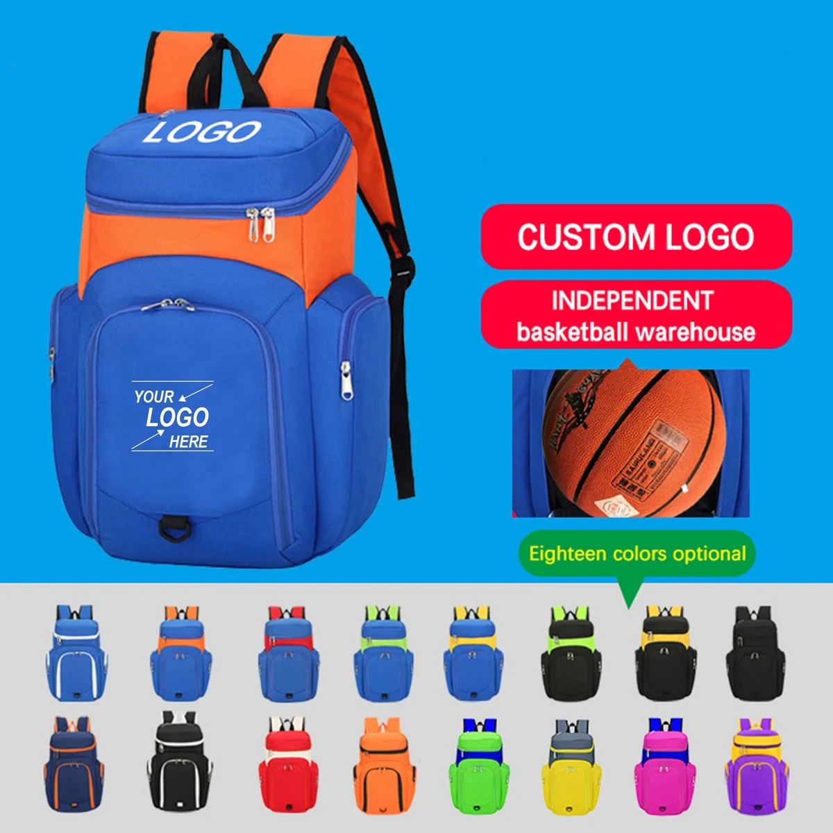 Basketball Gear Backpack 1