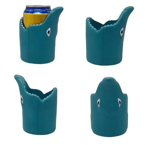 Custom Shark Shaped Silicone Cup Sleeve — Fashion Forward Heat Resistant Promo 1