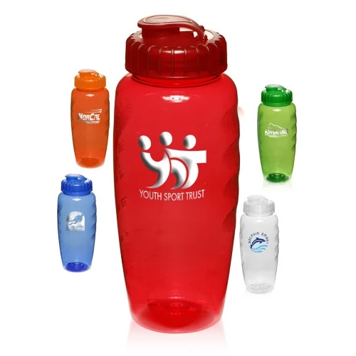 30 oz Plastic Gripper Water Bottle 1