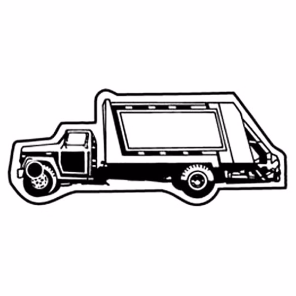 Trash Truck 2 Key Tag - Spot Color