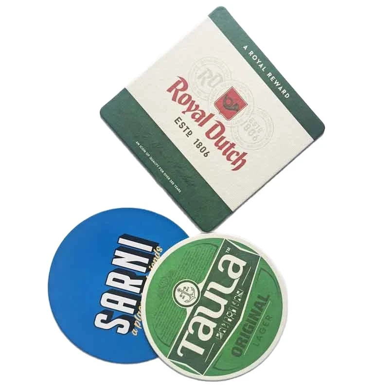 Custom Double-Sided Printed Paper Coaster 1