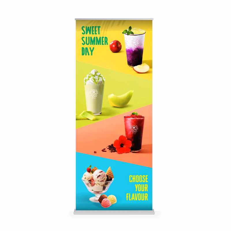 36" X 92" Wide Super Deluxe Retractable Banner Kit