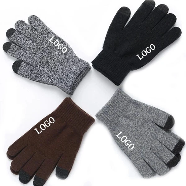 Winter Warm Knitted Screen Touch Gloves 1