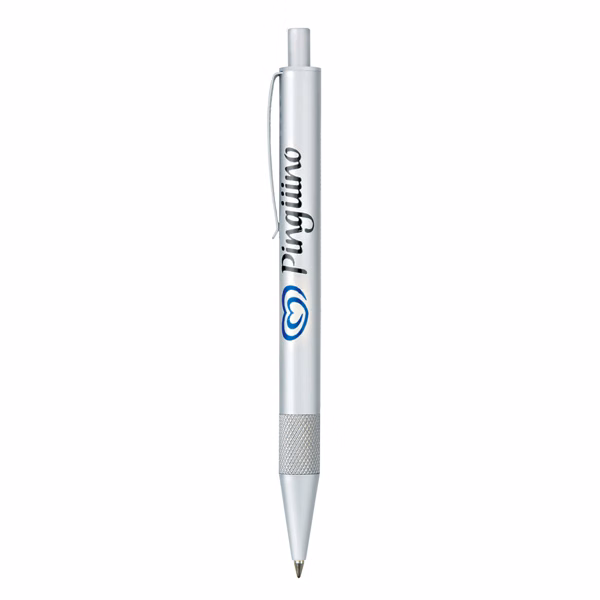 Apolo-I Satin Chrome Metal Pen, Ballpoint pen