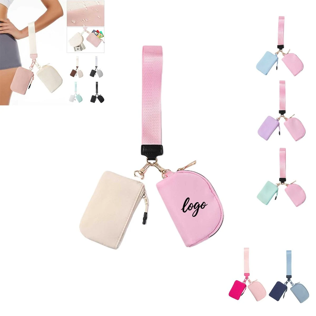 Mini Wristlet Keychain Wallet 1