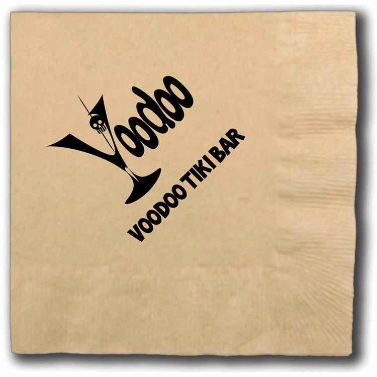 1-Ply Kraft 100% Recycled Beverage Napkin