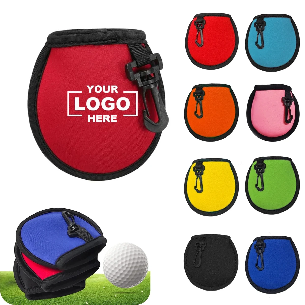 Anti Drop Golf Ball Cleaning Protective Bag 1