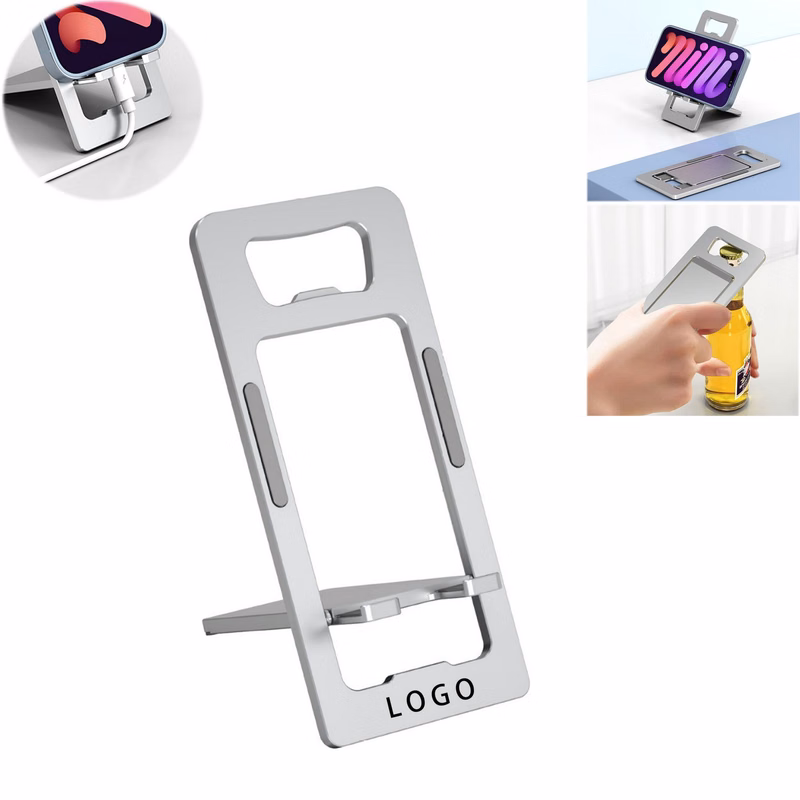 Cell Phone Kickstand Desk Phone Holder Bottle Opener