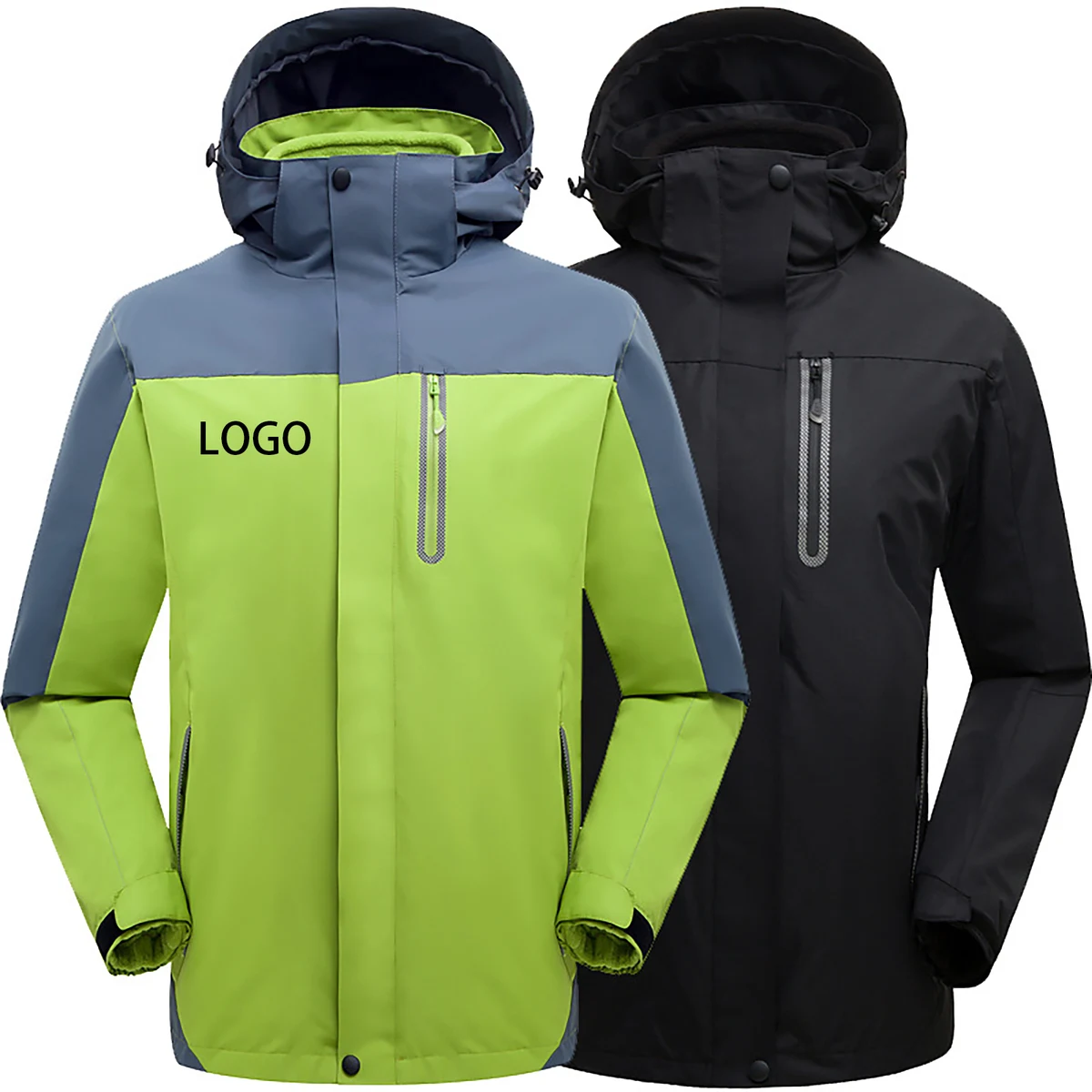 Warm Fleece Winter Jacket with Multi-Pockets 1