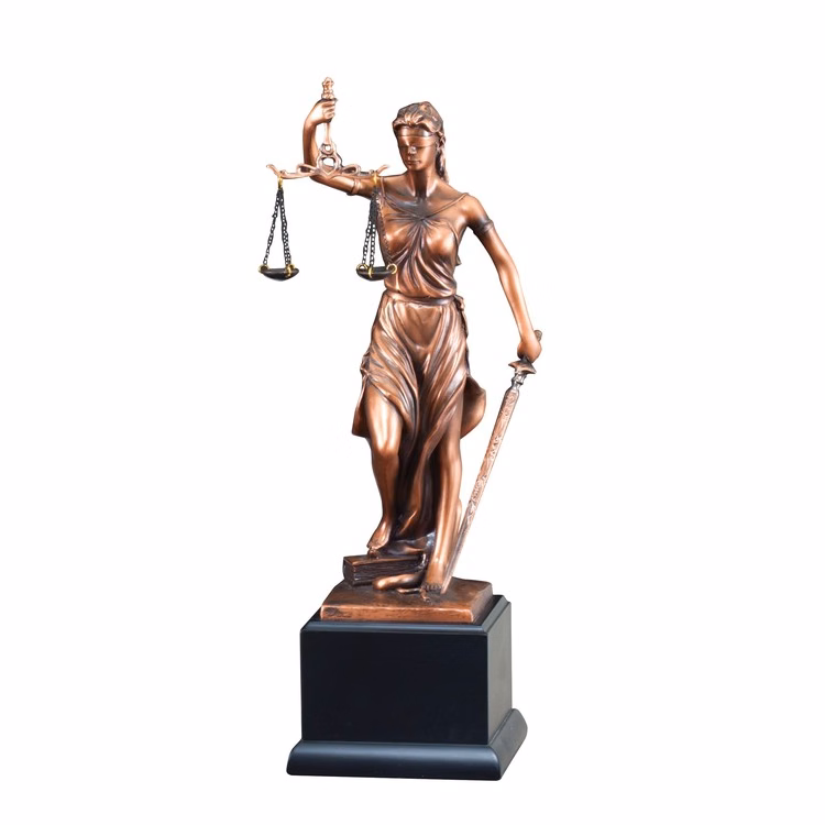 Lady Justice Resin Sculpture