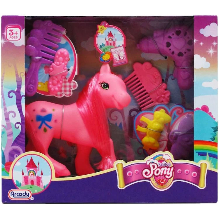 Rainbow Ponies with Accessories Sets Assorted - 5" 1