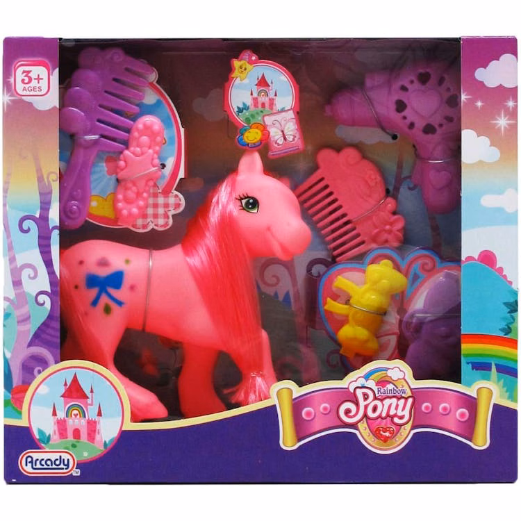 Rainbow Ponies with Accessories Sets Assorted - 5"