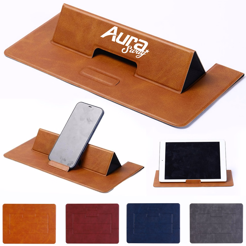 Leather Multi-Angle Adjustable Stand Phones Holders
