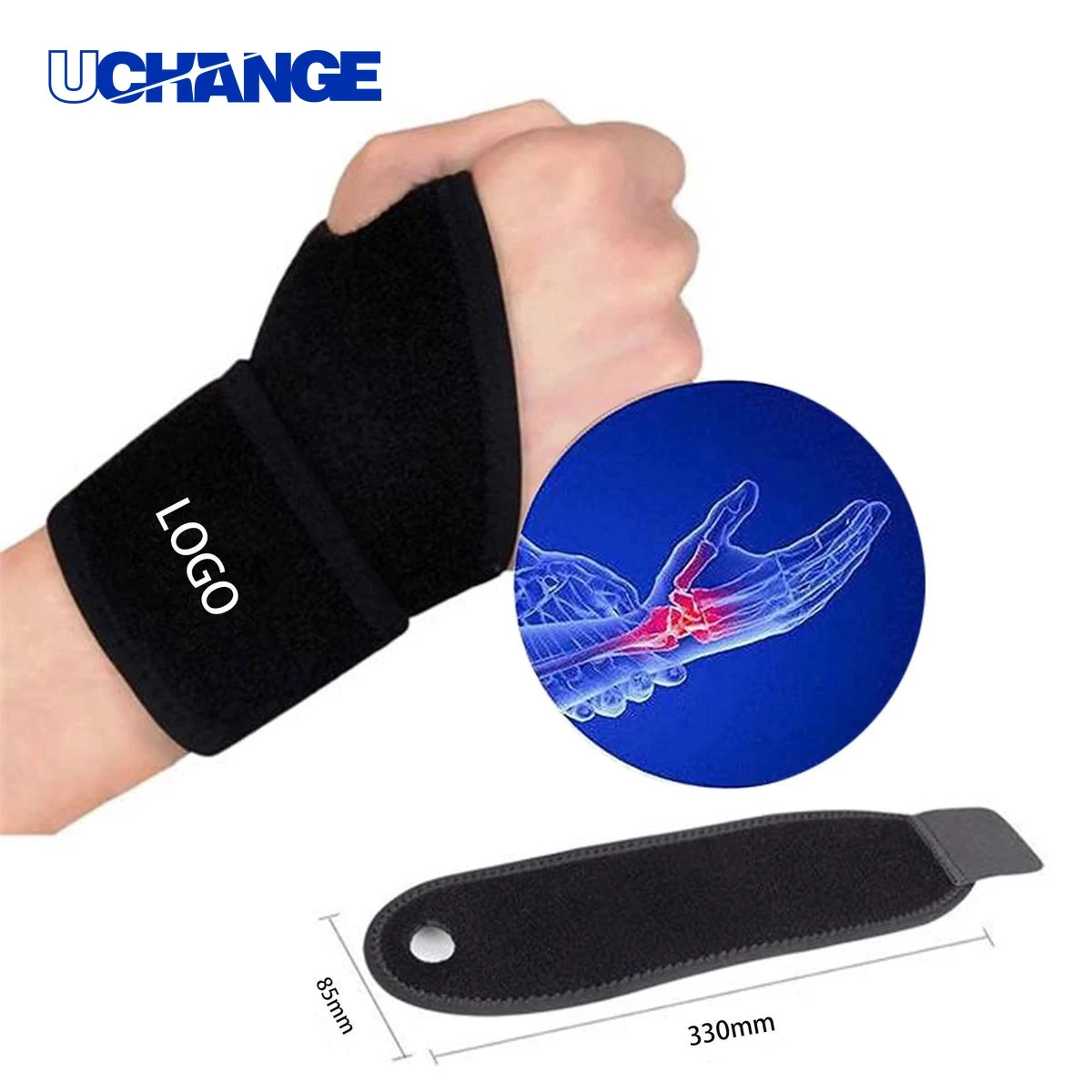 Lace-Up Sports Wrist Bracer 1