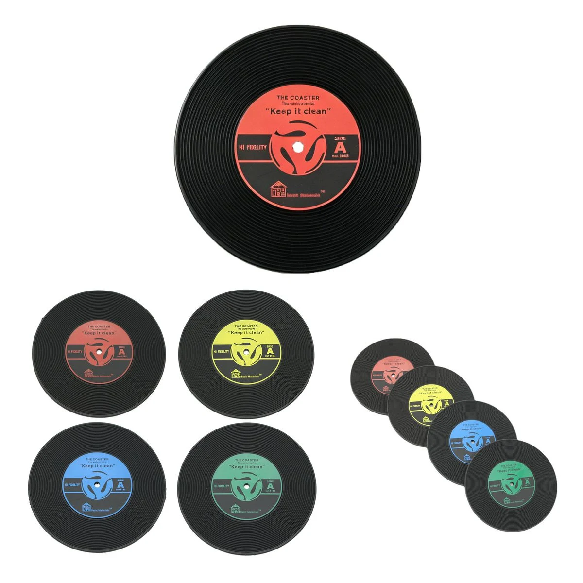 PVC Circular Coaster 1