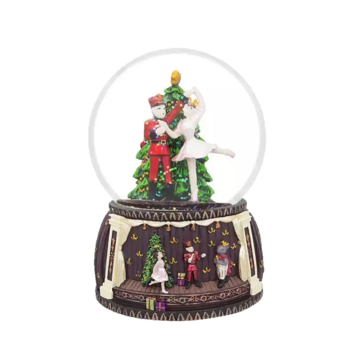 Custom Christmas Musical Resin Snow Globe 1