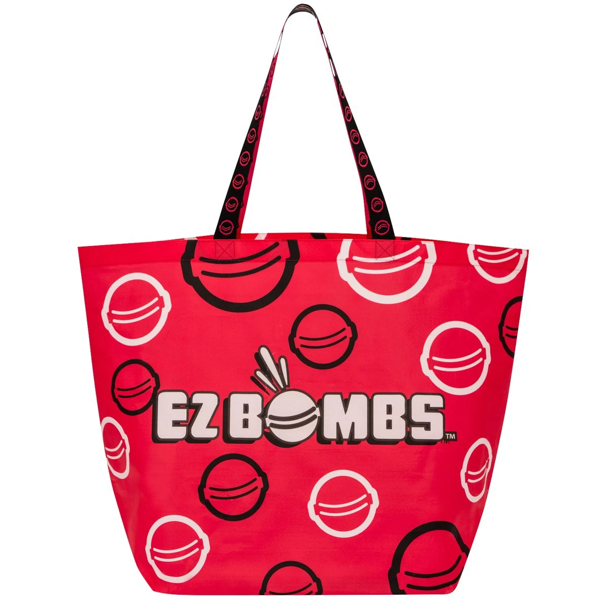 Iconic IKEA-Style Shopping Bag with Custom Logo Woven Handles 25x18x10 1