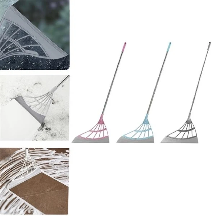 Smart Broom for Indoor Cleaning Unique design silicone edge 1