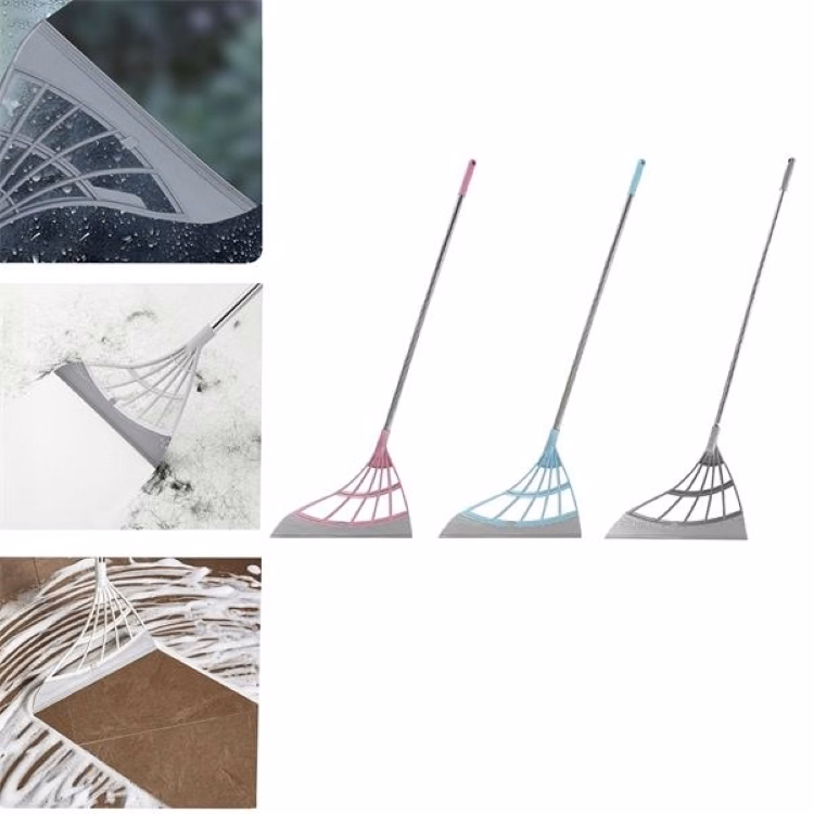 Smart Broom for Indoor Cleaning Unique design silicone edge