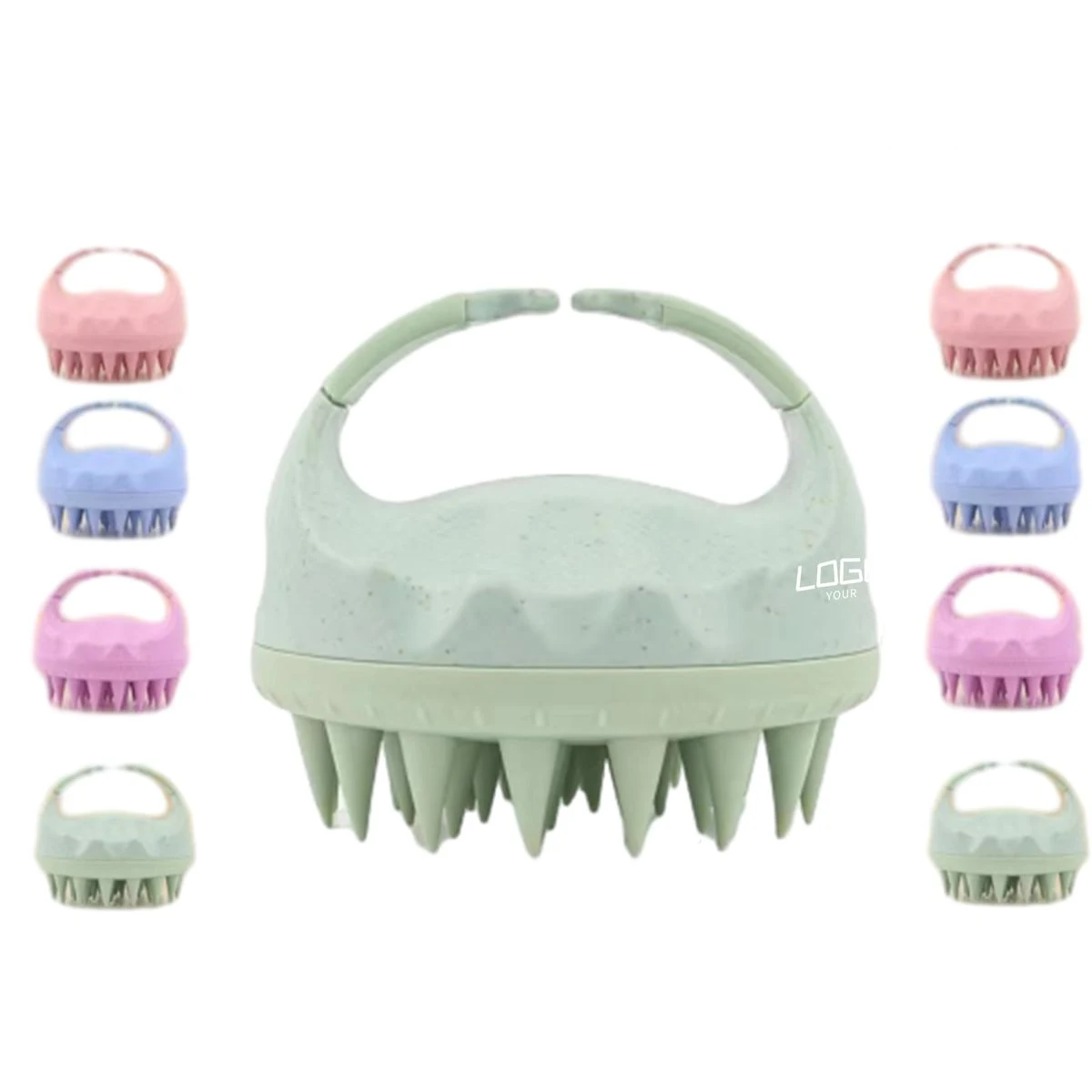 Portable Silicone Shampoo Massage Brush 1